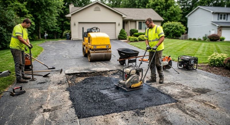 Driveway Blacktop Repair in Savannah, GA