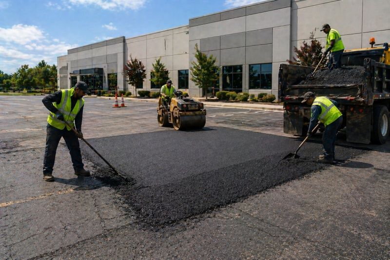 Asphalt Parking Lot Repair in Palm Springs, CA