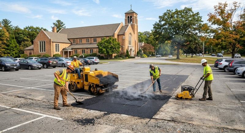 Asphalt Parking Lot Repair in Los Angeles, CA