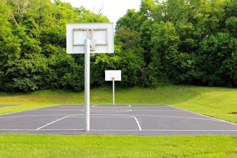 Completed Basketball Court