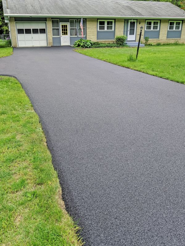 Black Asphalt Driveway