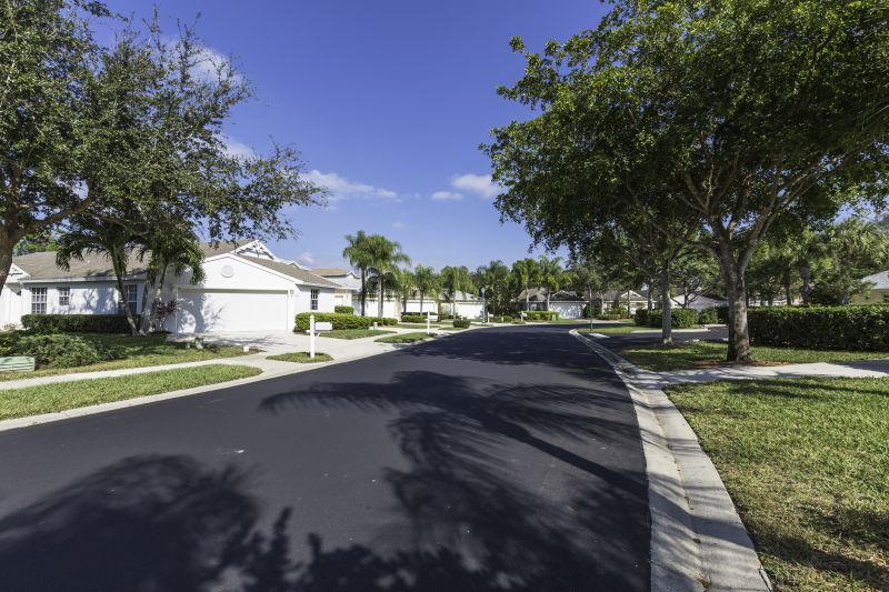 Newly Paved Residential Driveway