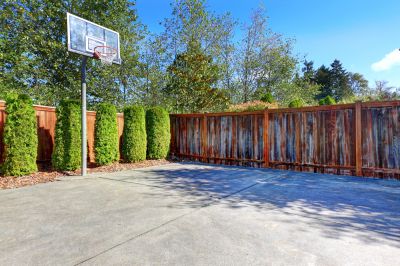 Basketball Court for a Backyard!
